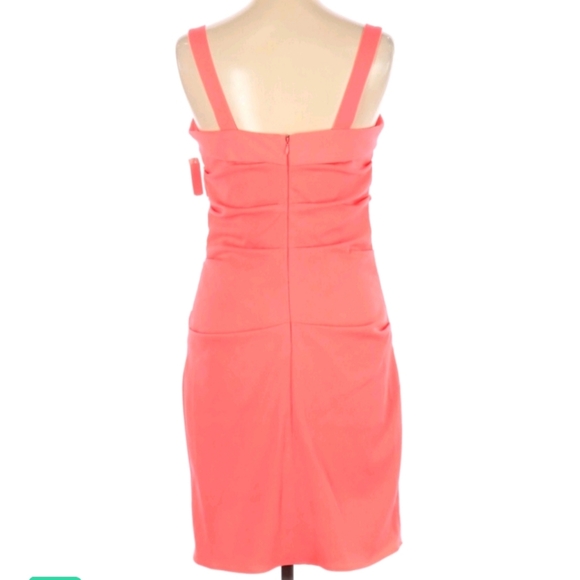 NWT Shoshanna Trilby Neon Pink Grapefruit Dress - Picture 2 of 7